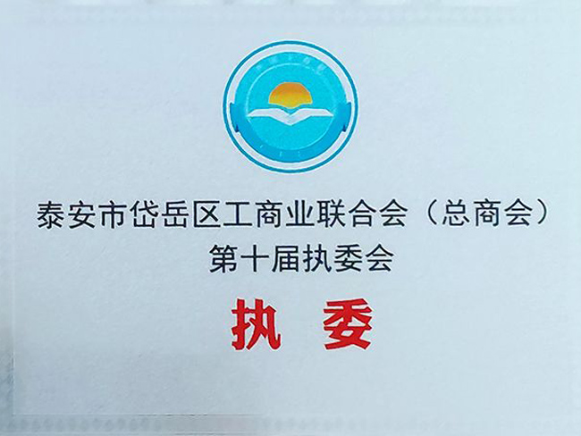 泰安市岱岳區(qū)工商業(yè)聯(lián)合會(總商會)第十屆執(zhí)委會-執(zhí)委